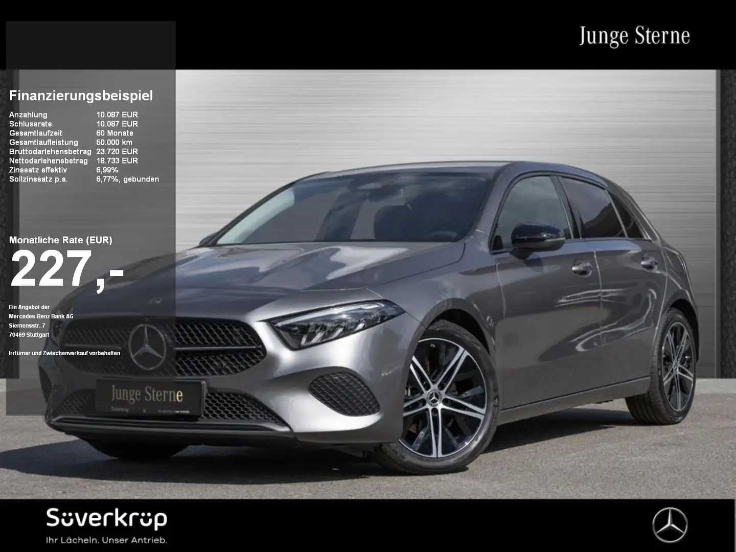 Mercedes-Benz A 200 , PROGRESSIVE NIGHT SPUR KAMERA PDC SHZ Grau - 1