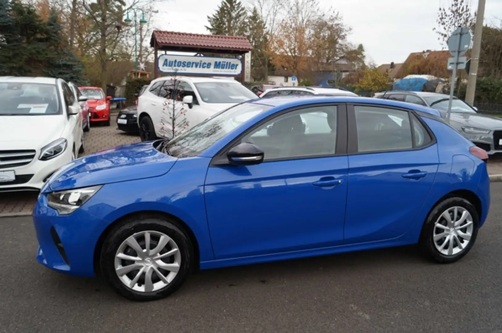 Opel Corsa F 1,2i 55kw Klima-PDC-Spur-Verkehrsz-651km Blau - 2