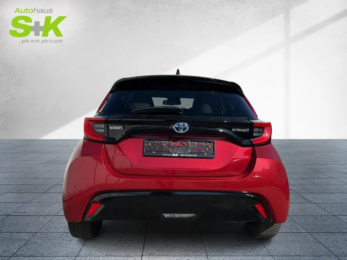 Toyota Yaris 1.5 Hybrid Elegant*SAFETY-SENSE+LEDER+SHZ+KAMERA Rot - 2