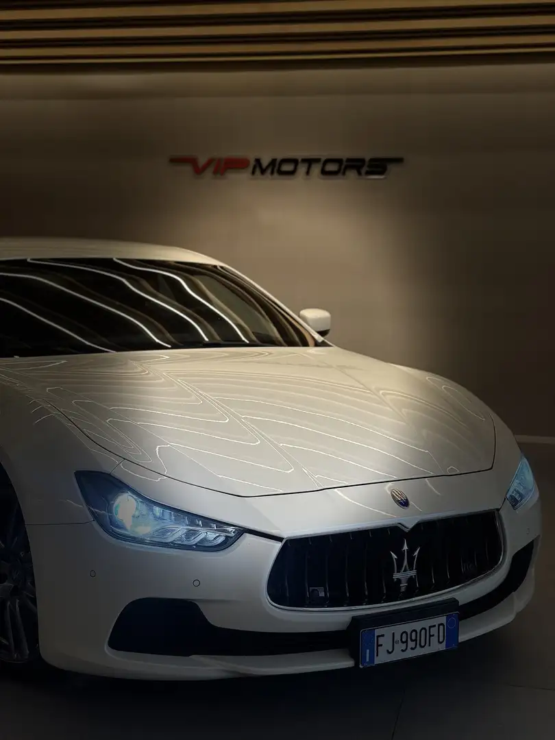 Maserati Ghibli S 3.0 DIESEL 275cv FULL GARANZIA bianco perlato Schwarz - 2