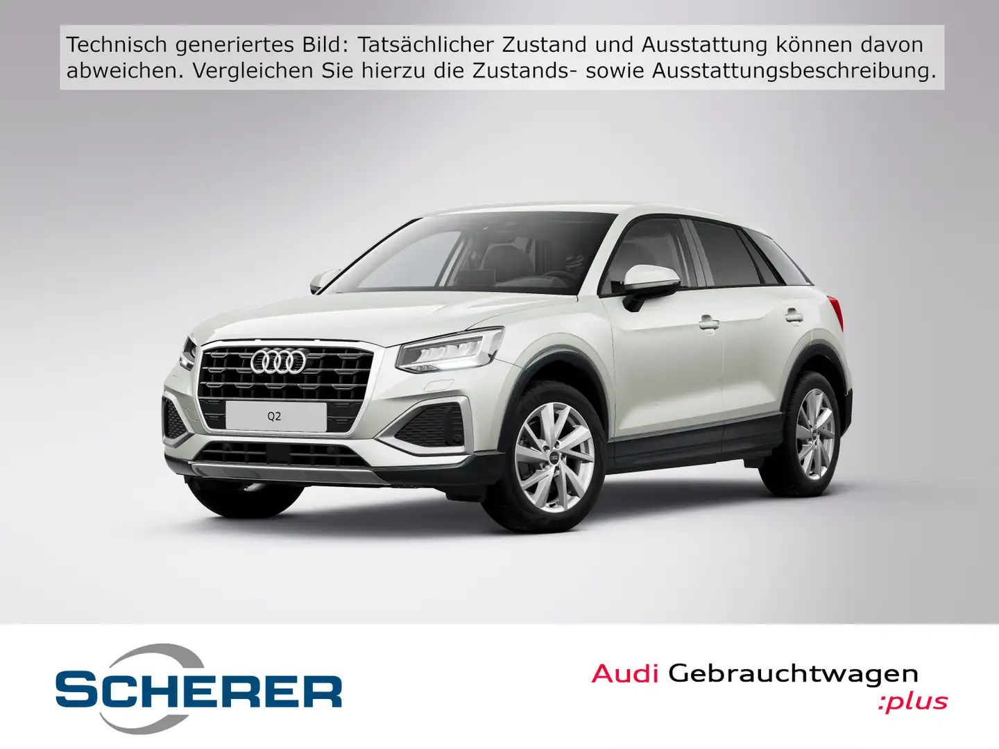 Audi Q2 advanced 35 TDI S tronic CARPLAY AHK EPH SHZ Silber - 1