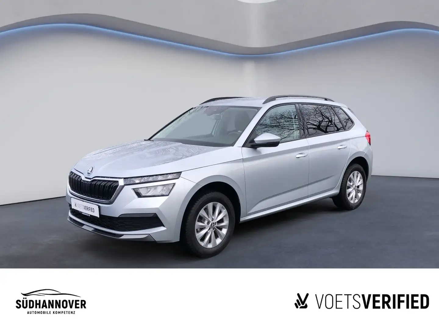 Skoda Kamiq Ambition 1.0 TSI DSG AHK+LED+SHZ+PDC Silber - 1