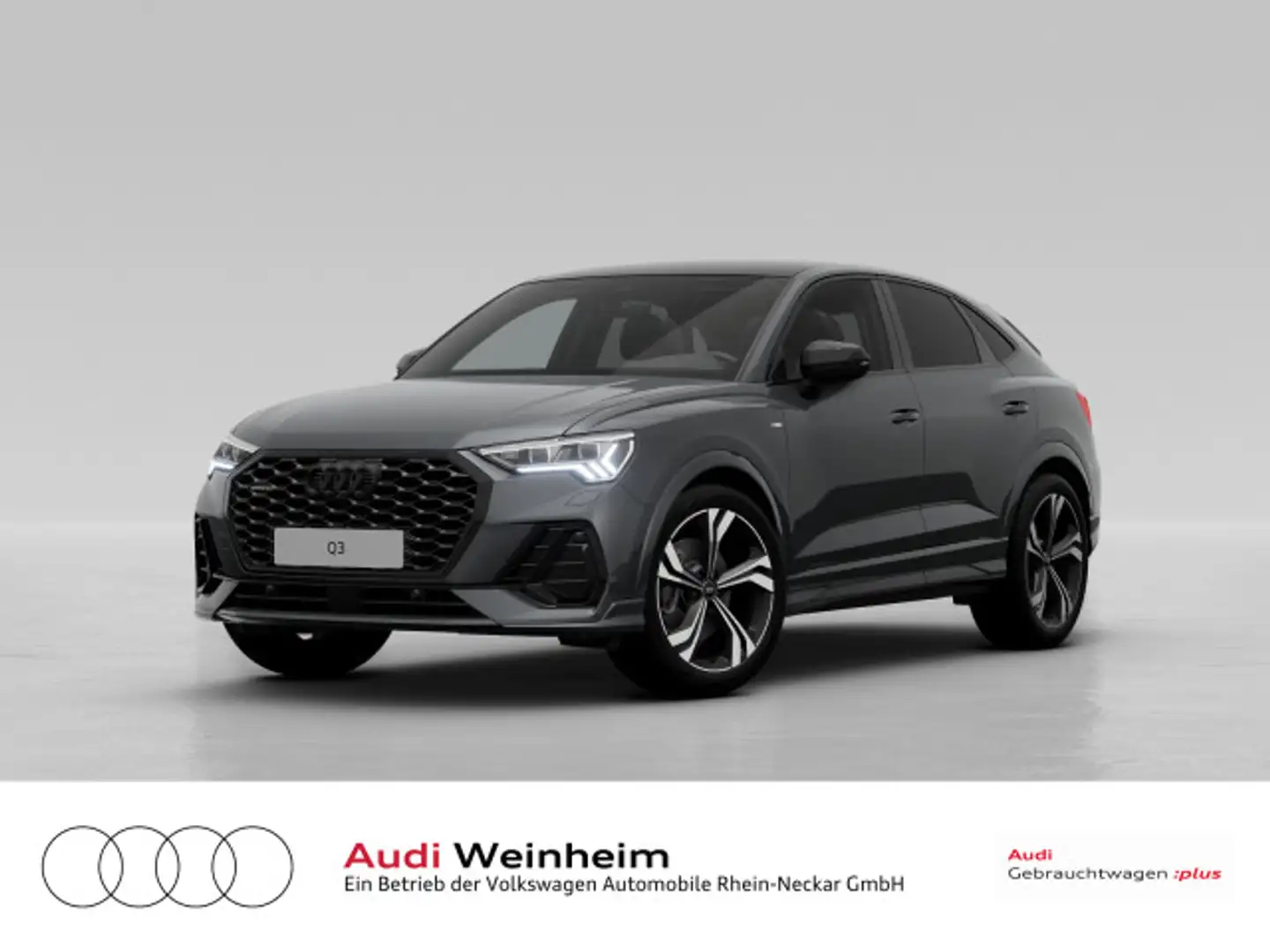 Audi Q3 40 TFSI S Line quattro Black Paket Grijs - 2