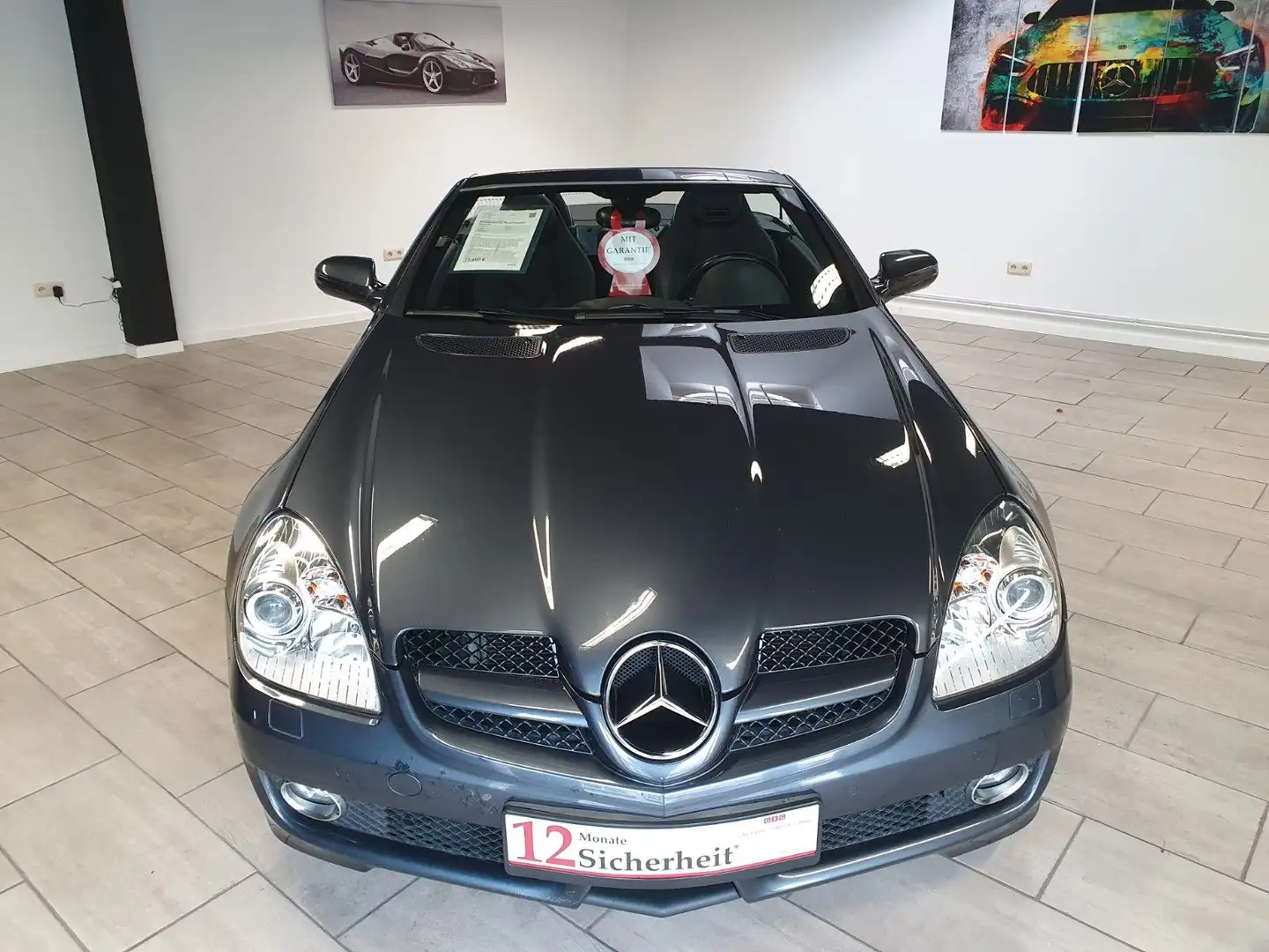 Mercedes-Benz SLK 300 SLK Roadster NAVI|PDC|Leder|Xenon Сірий - 2