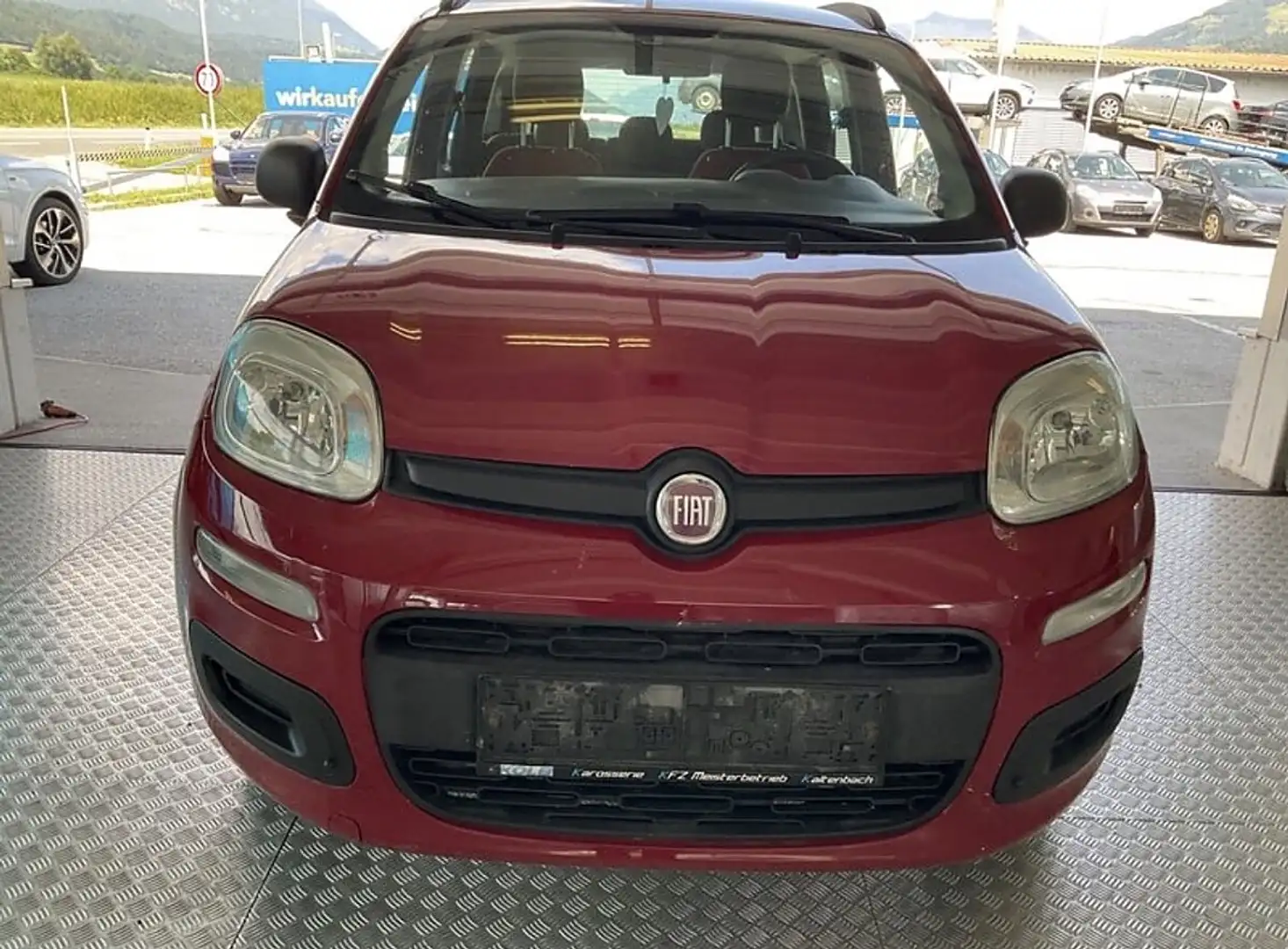 Fiat Panda CNG Erdgas Frische Pickerl Rot - 2