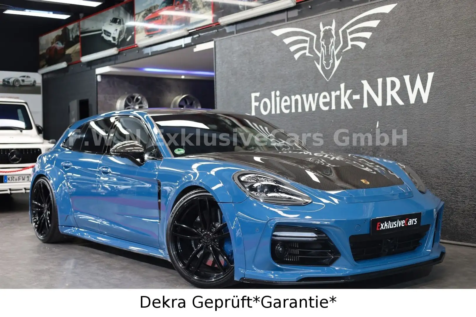 Porsche Panamera Sport Turismo Grand GT no.49*4.0l V8*GTS*TECHART Bleu - 1