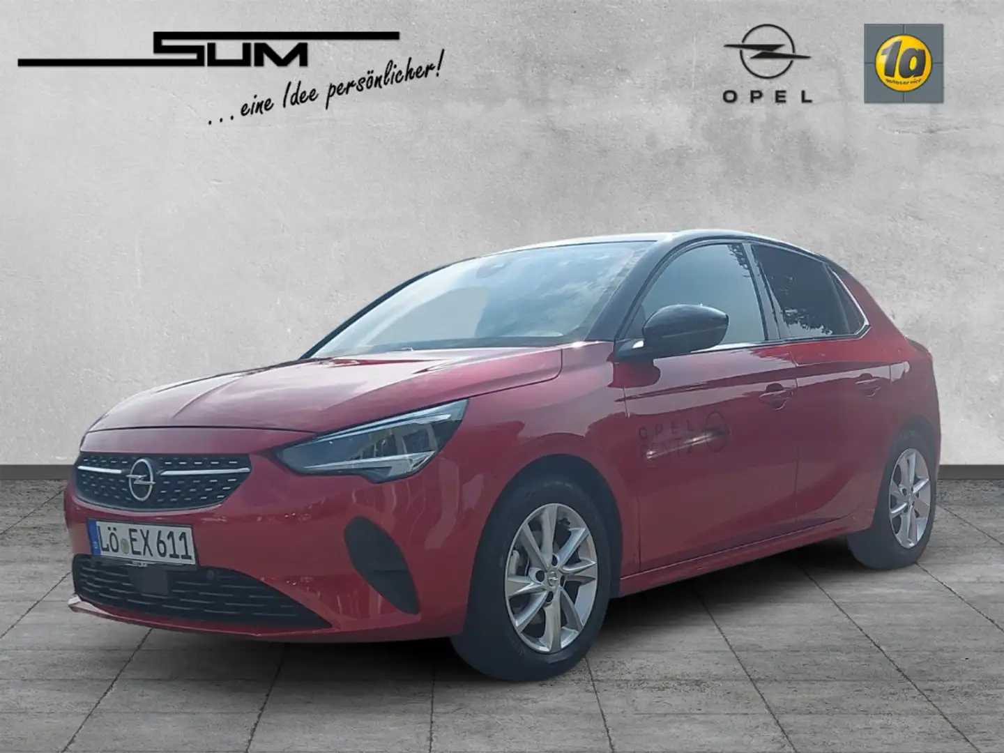 Opel Corsa Elegance Sitzheizung LED Regensen. Tempom. Parkpil Rouge - 1