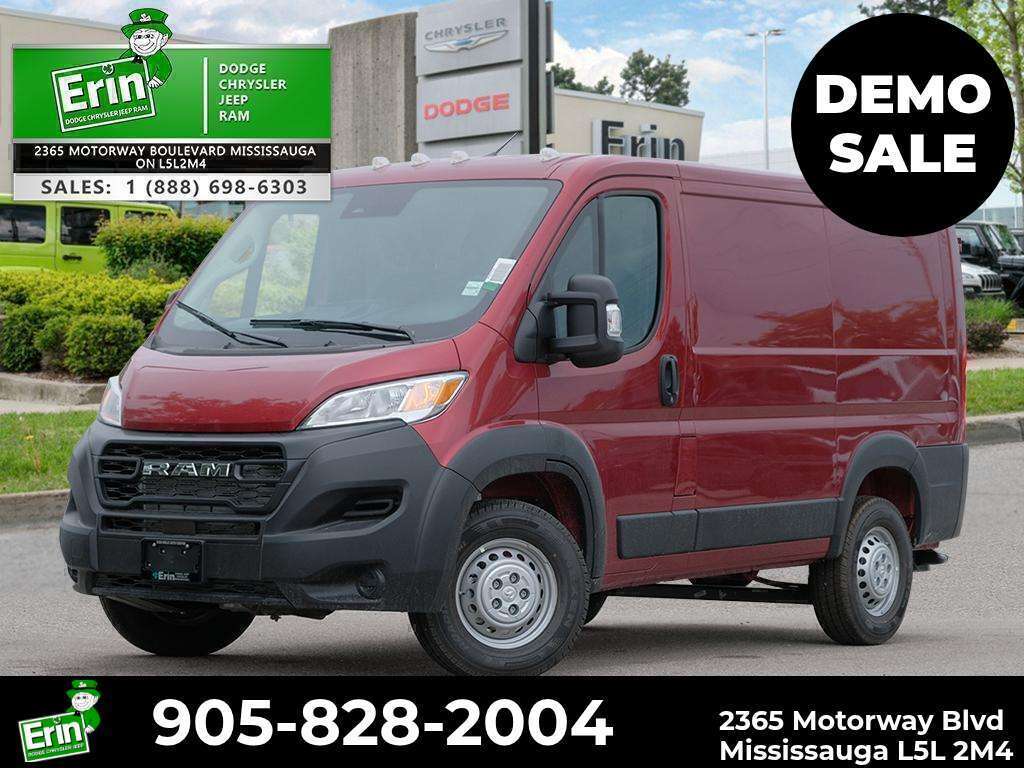 Red 2025 RAM ProMaster Van Front-Wheel Drive 9-Speed Automatic