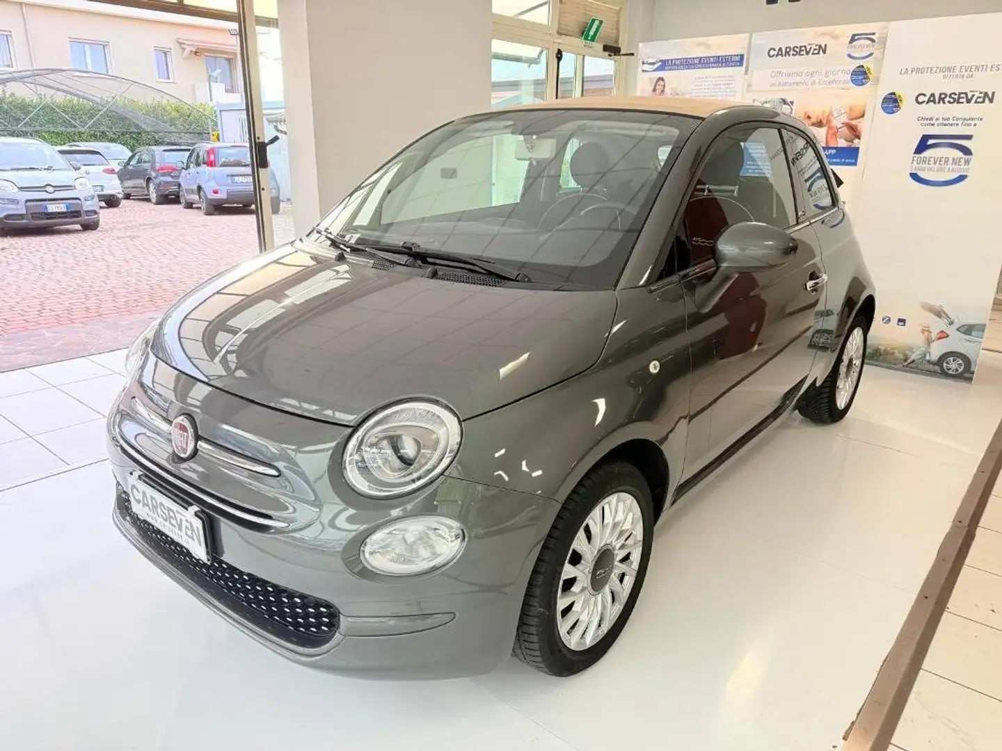 Fiat 500C 1.2 Lounge s&s 69cv Gris - 1
