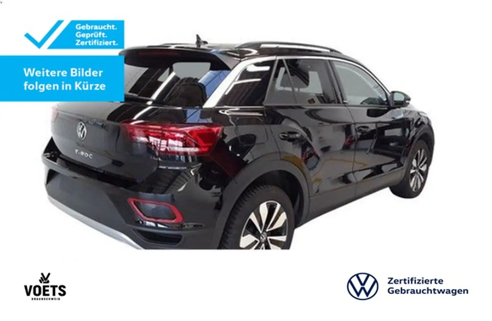 Volkswagen T-Roc MOVE 1.5 TSI 6-Gang LED+SHZ+NAVI+IQDRIVE Zwart - 1
