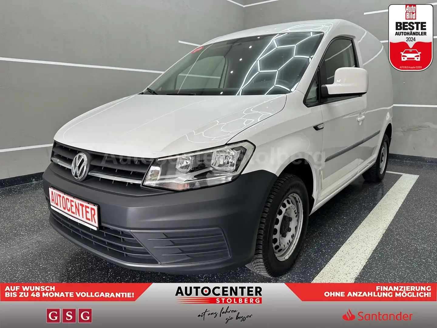 Volkswagen Caddy Kasten Trendline BMT "WENIG KM-TÜV NEU" Weiß - 1