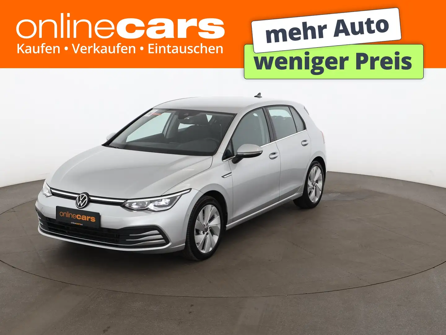 Volkswagen Golf VIII 2.0 TDI Style Aut LED RADAR NAVI ASSIST Silber - 1