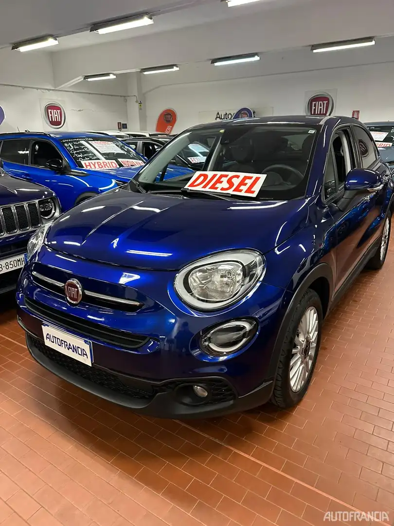 Fiat 500 X - CONNECT 1.3 MTJ 95 CV Bleu - 1