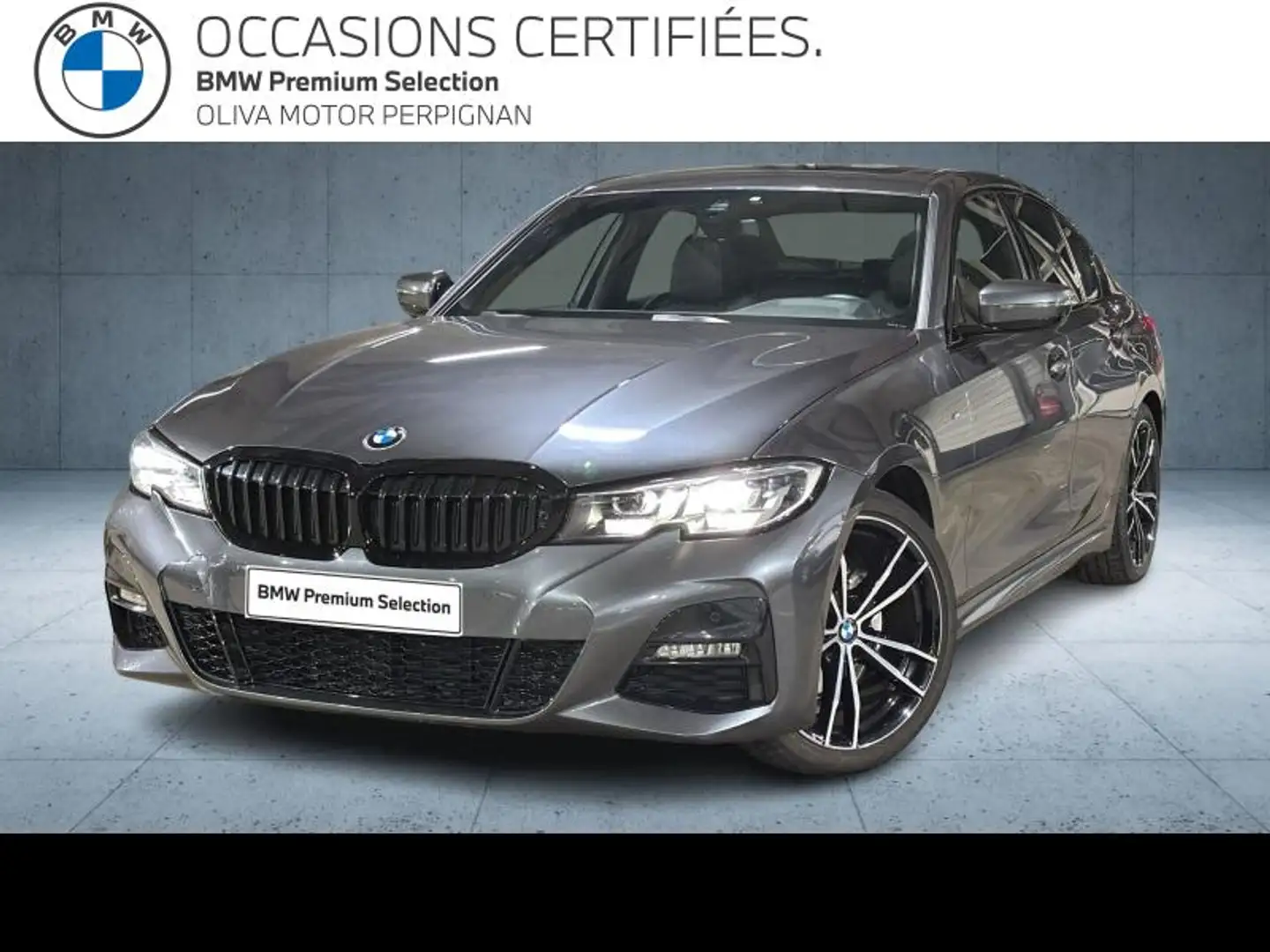 BMW 320 320dA MH 190ch M Sport Gris - 1