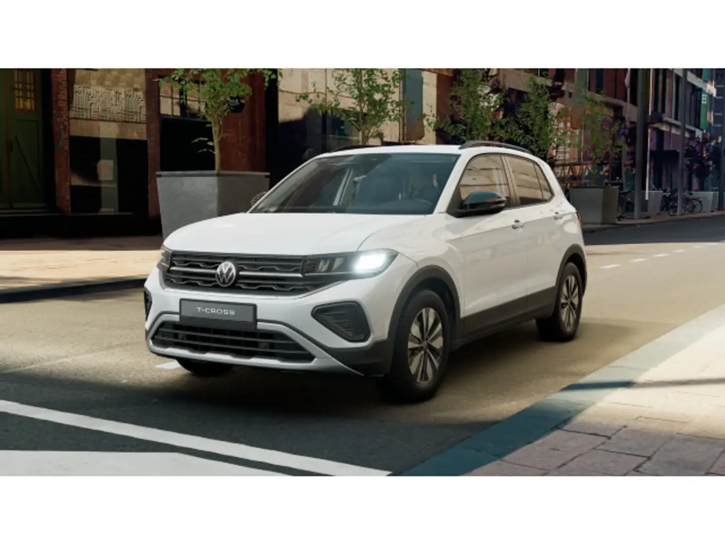 Volkswagen T-Cross Life 1.0 l TSI OPF 85 kW DSG AHK KAM Weiß - 2