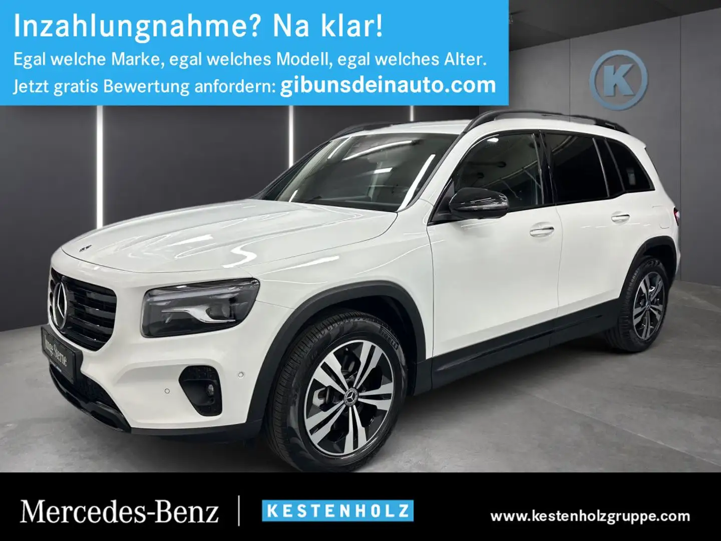 Mercedes-Benz GLB 200 d PROGRESSIVE+DISTRONIC+360°+MULTIBEAM Weiß - 1