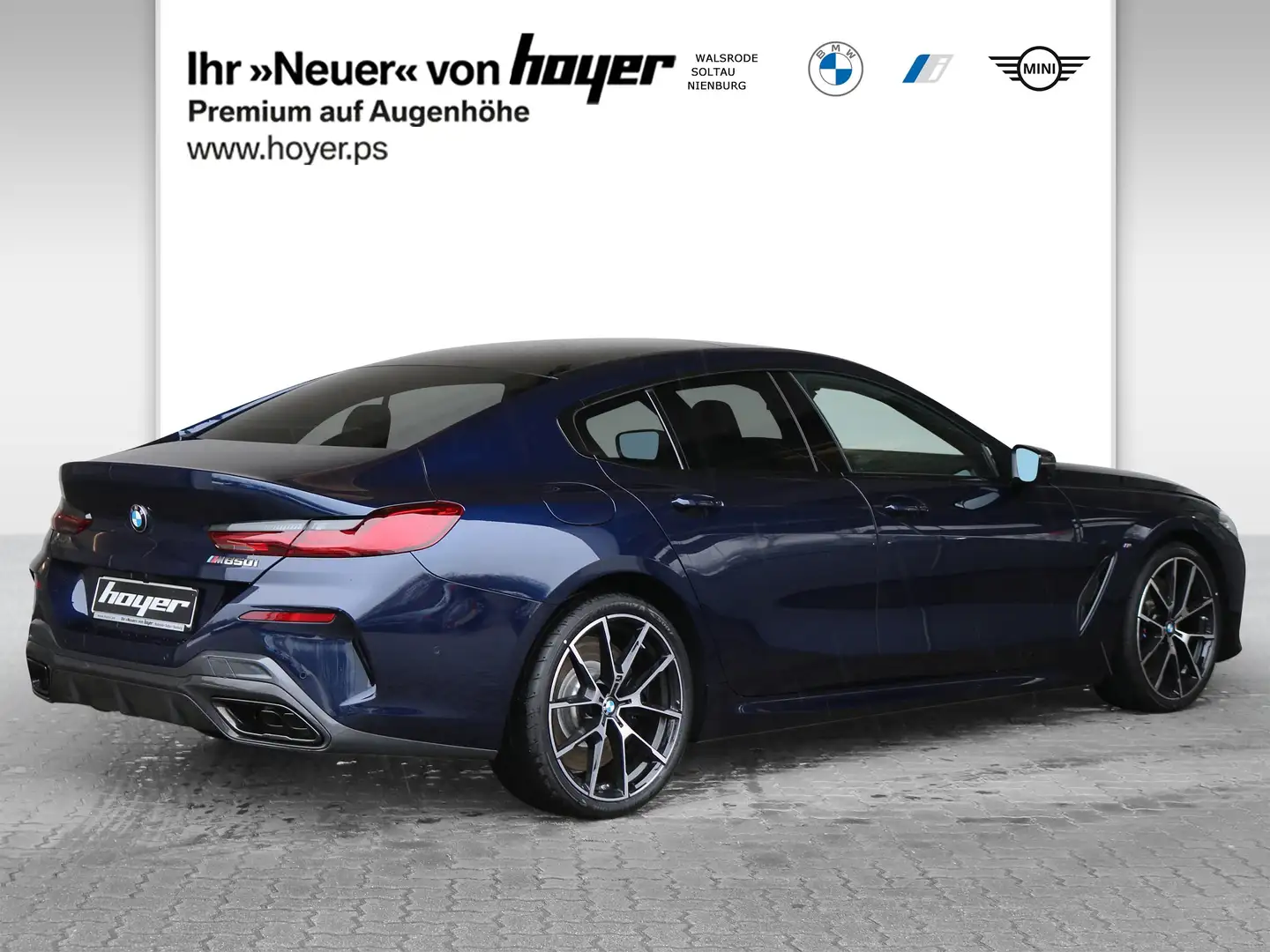 BMW M850 i xDrive Gran Coupe Pano SHZ Laserlicht Bowers&Wil Blue - 2