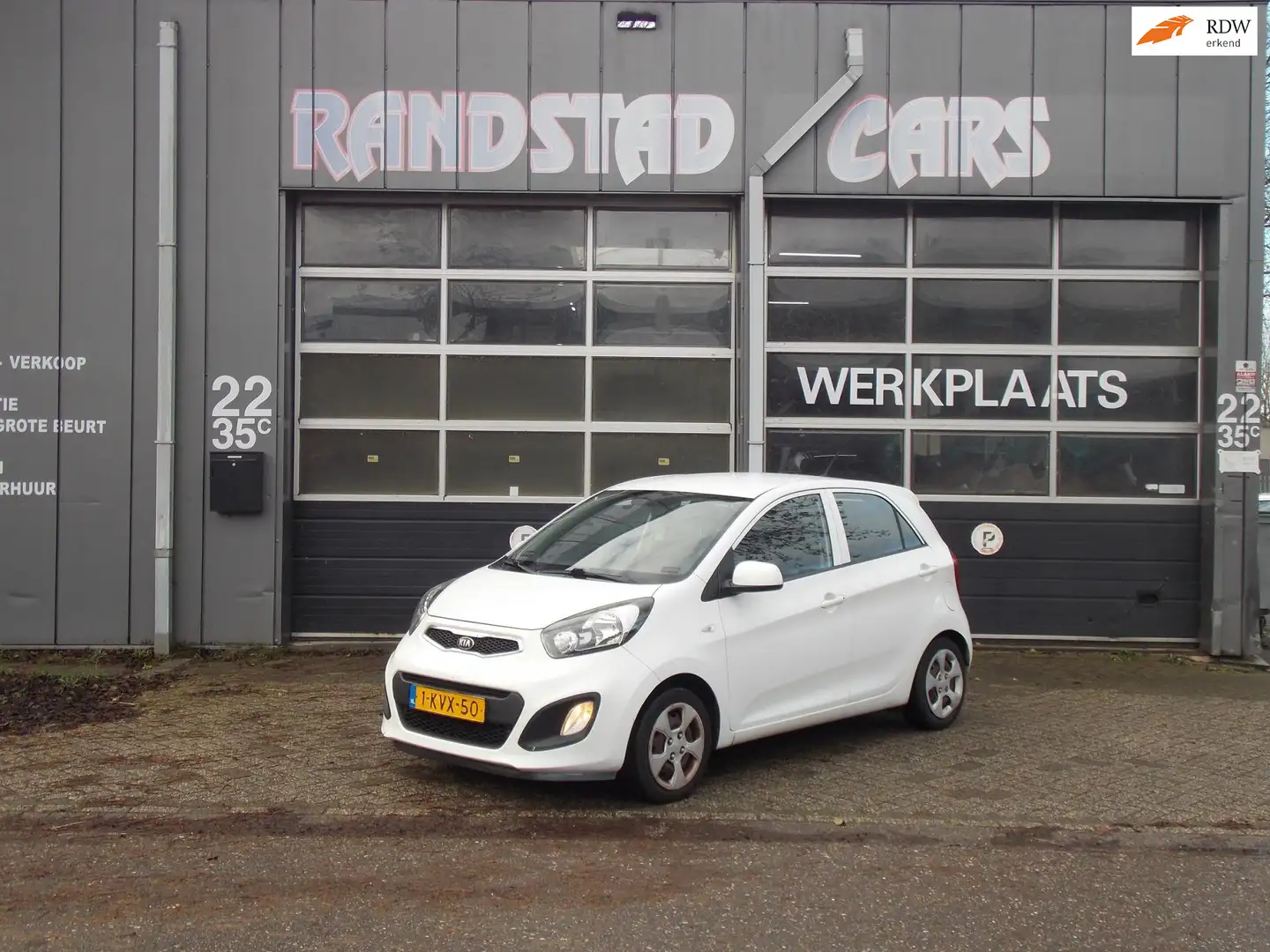 Kia Picanto 1.0 CVVT ISG Comfort Pack Airco Elek Pakket 5Deurs Wit - 1