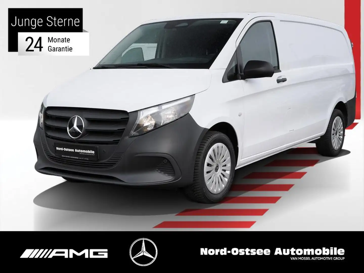 Mercedes-Benz Vito 116 NEUES MODELL AHK KAMERA NAVI MBUX TEMPO Weiß - 1