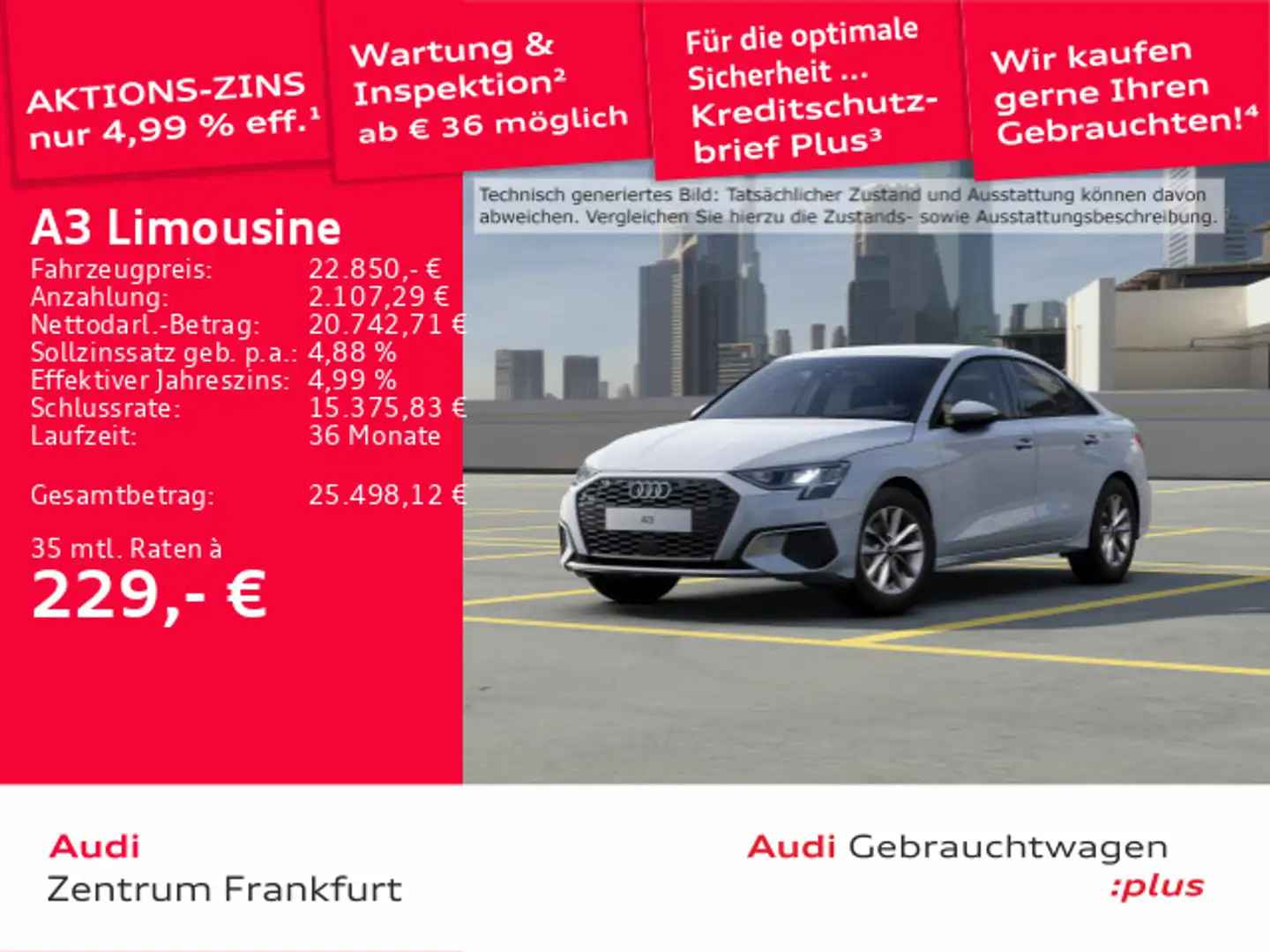 Audi A3 30 TFSI S tronic LED DAB PDC Weiß - 1