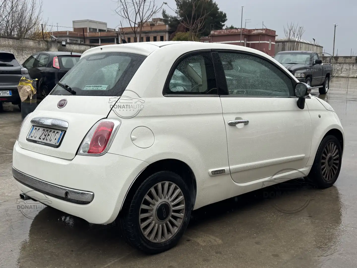Fiat 500 1.2 Lounge 69cv AUTOMATICA storico lavori Bianco - 2
