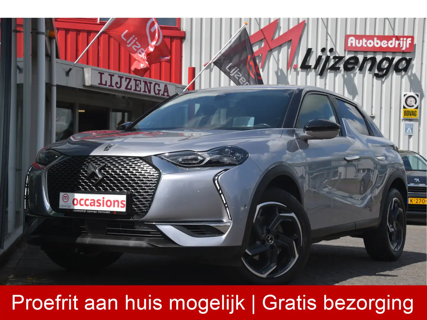 DS Automobiles DS 3 Crossback 1.2 PureTech So Chic Carplay | LED | Keyless | Hea Grijs - 1