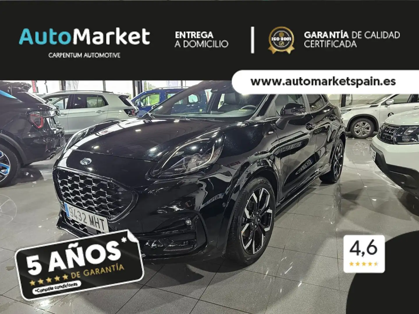 Ford Puma 1.0 EcoBoost STLine X MHEV Negro - 2