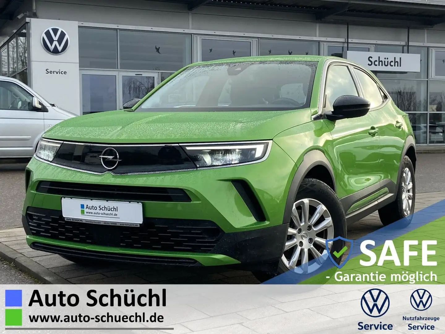 Opel Mokka-E Edition MY22 3-PHASIG+CCS+NAVI-PRO+KAMER Grün - 1