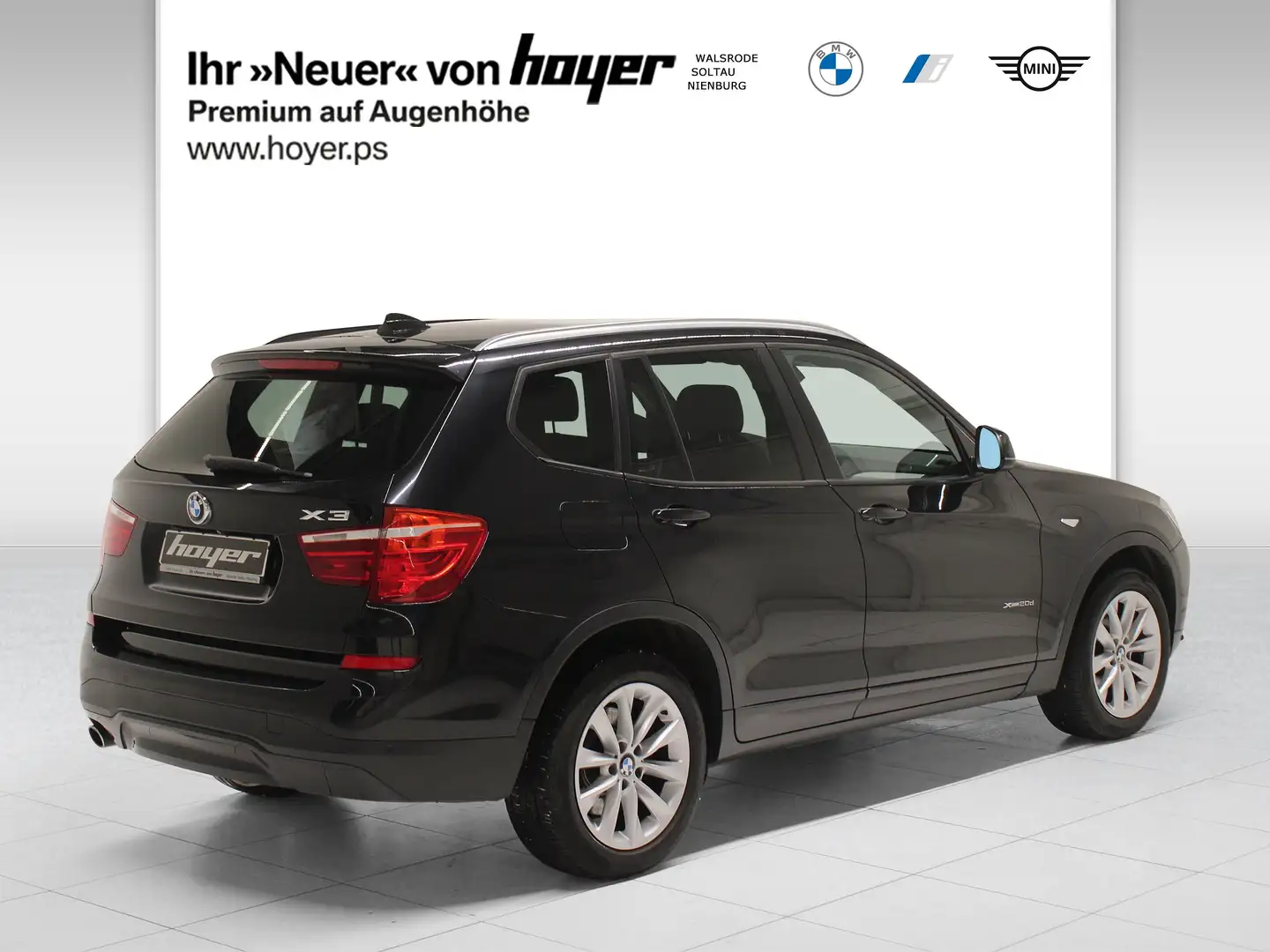BMW X3 xDrive20d Xenon Navi HiFi AHK RFK Shz Negro - 2