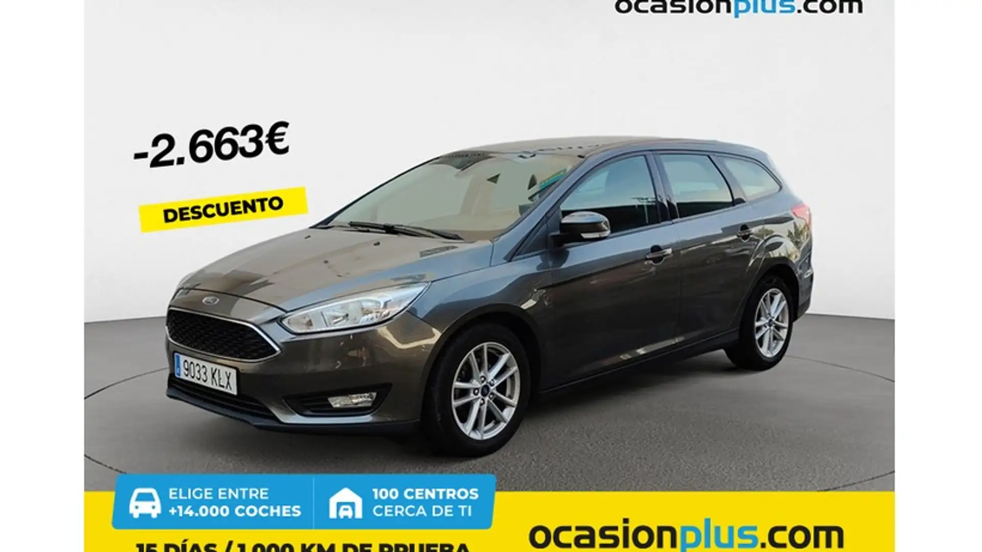 Ford Focus Sb. 1.0 Ecoboost Auto-S&S Business 125 Gris - 1