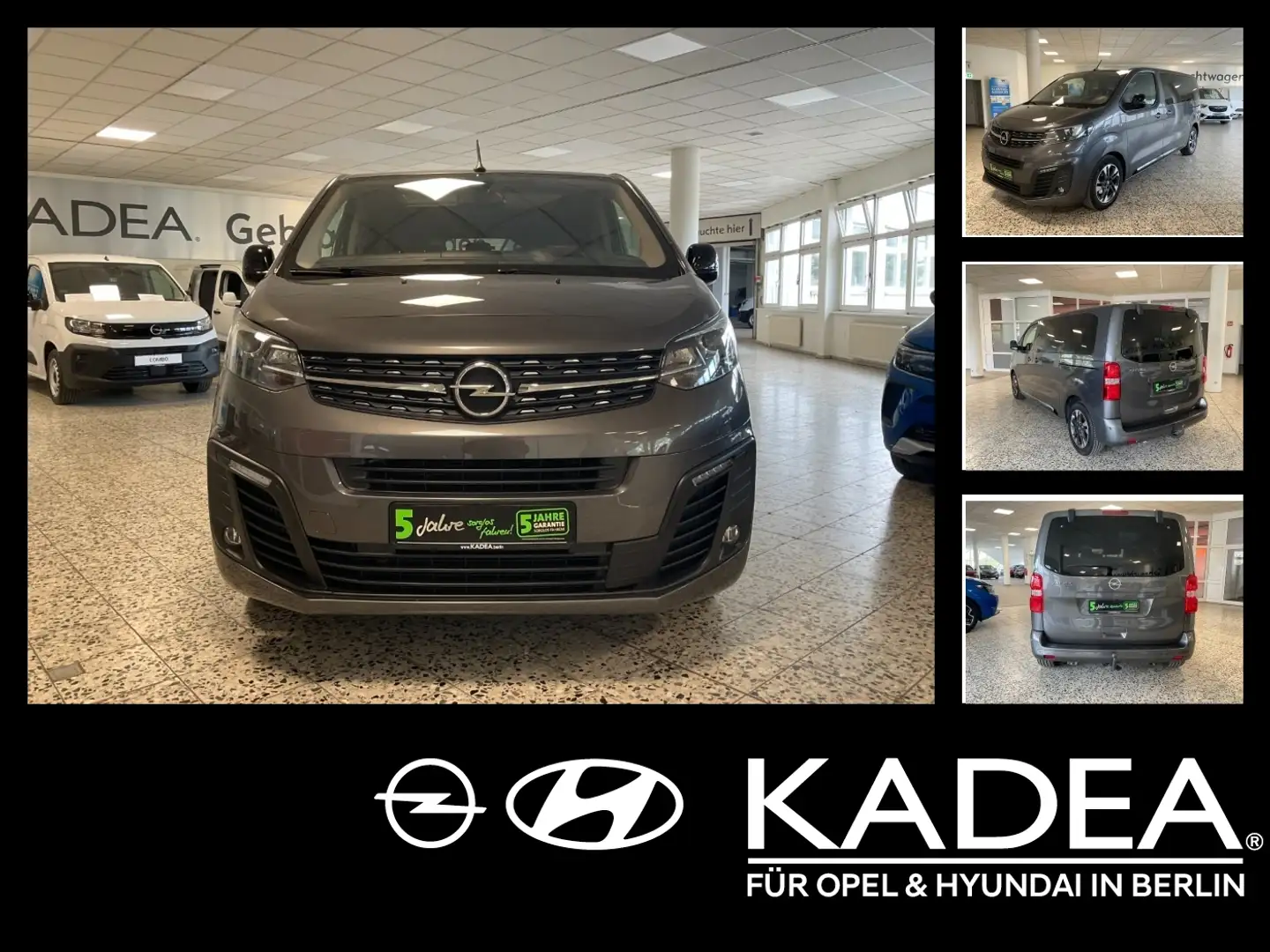 Opel Zafira Life 2.0 D (L2) Elegance AHK+Navi 7-Sitzer Grau - 1