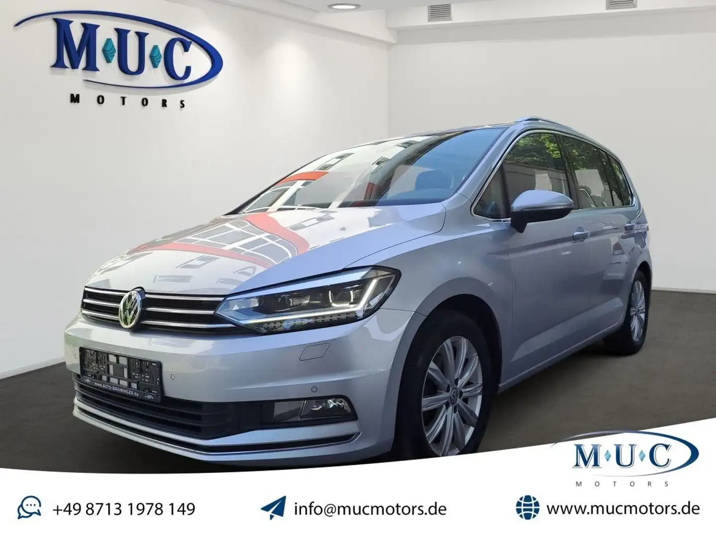 Volkswagen Touran 2.0 TDI Highline Dsg BMT~Pano~LED~ ACC Silber - 1