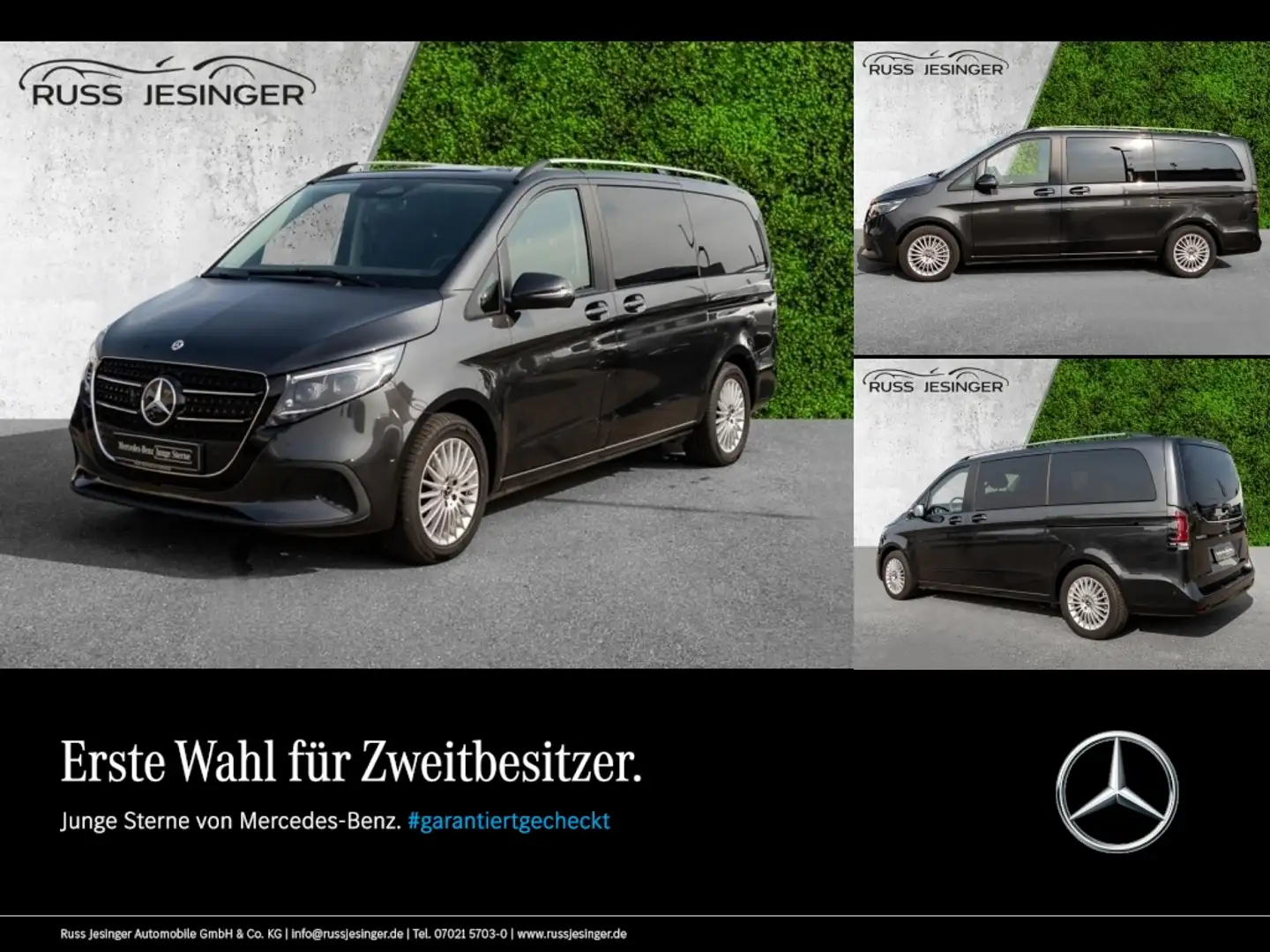 Mercedes-Benz V 220 d STYLE Lang *MOPF*Multibeam*AHK 2500 KG Gris - 1