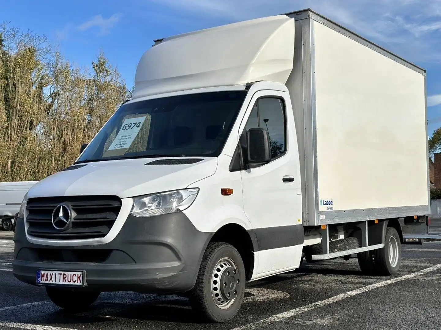 Mercedes-Benz Sprinter 514Kast&Laadbrug-38000€exBTW-Leasing 1323€/M Weiß - 1