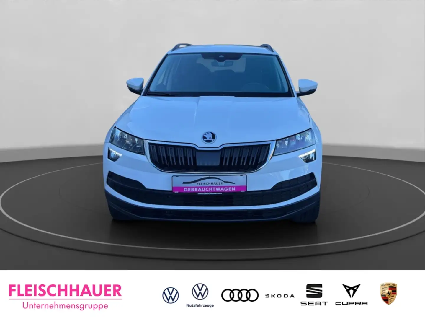 Skoda Karoq Ambition 2,0 TDI AHK+ACC+Navi+CarPlay+RK Weiß - 2