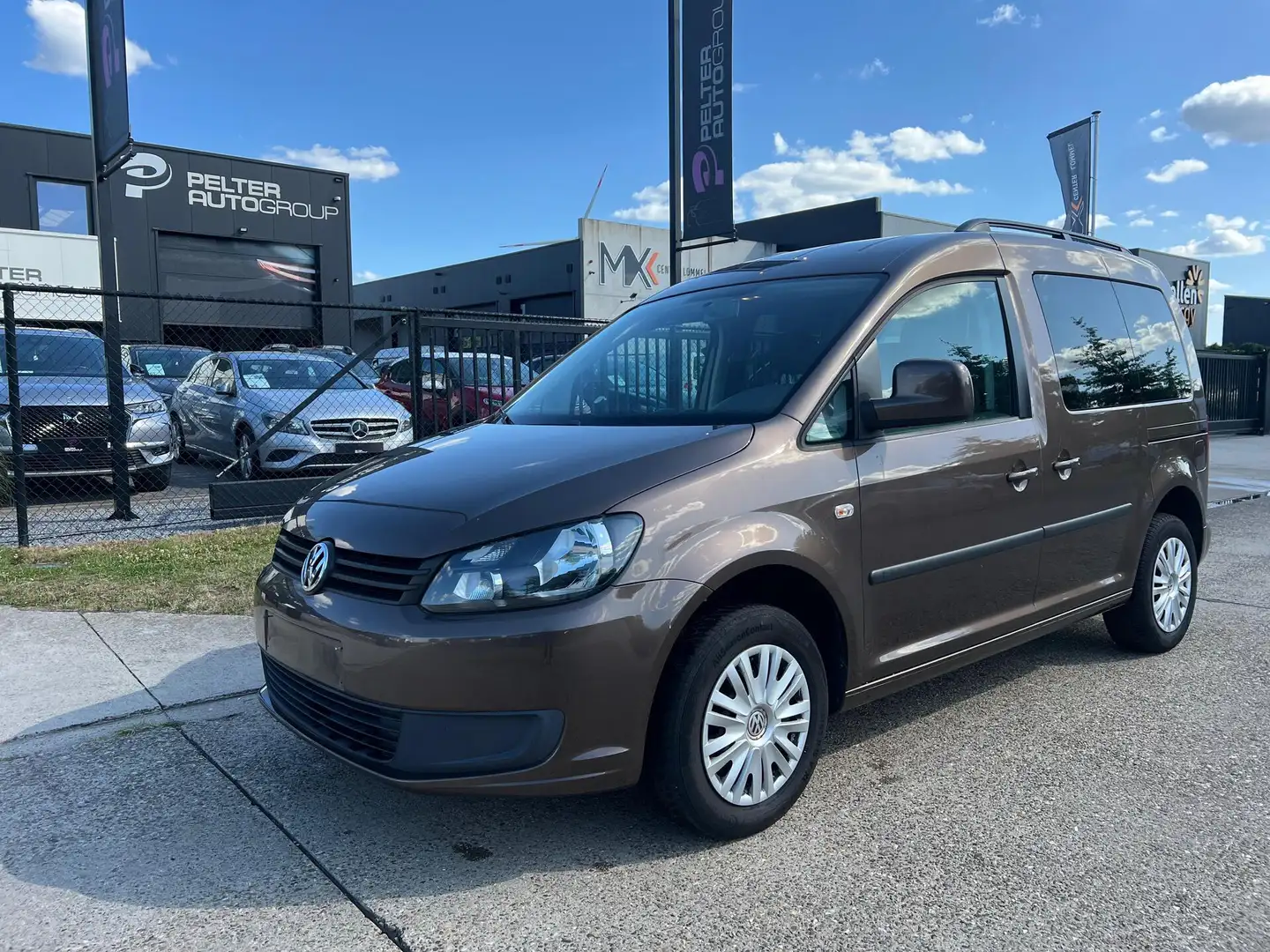 Volkswagen Caddy 1.6 TDi 5 zitpl. GPS Gekeurd vr. Verkoop Brun - 1