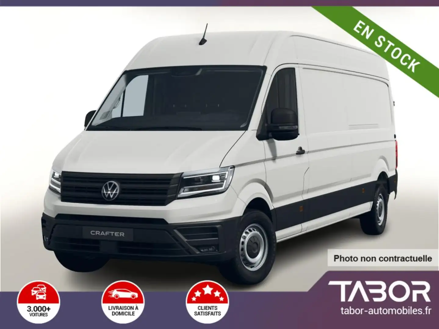 Volkswagen Crafter 35 2.0 TDI 140 AT8 L4H3 3pl Blanc - 1