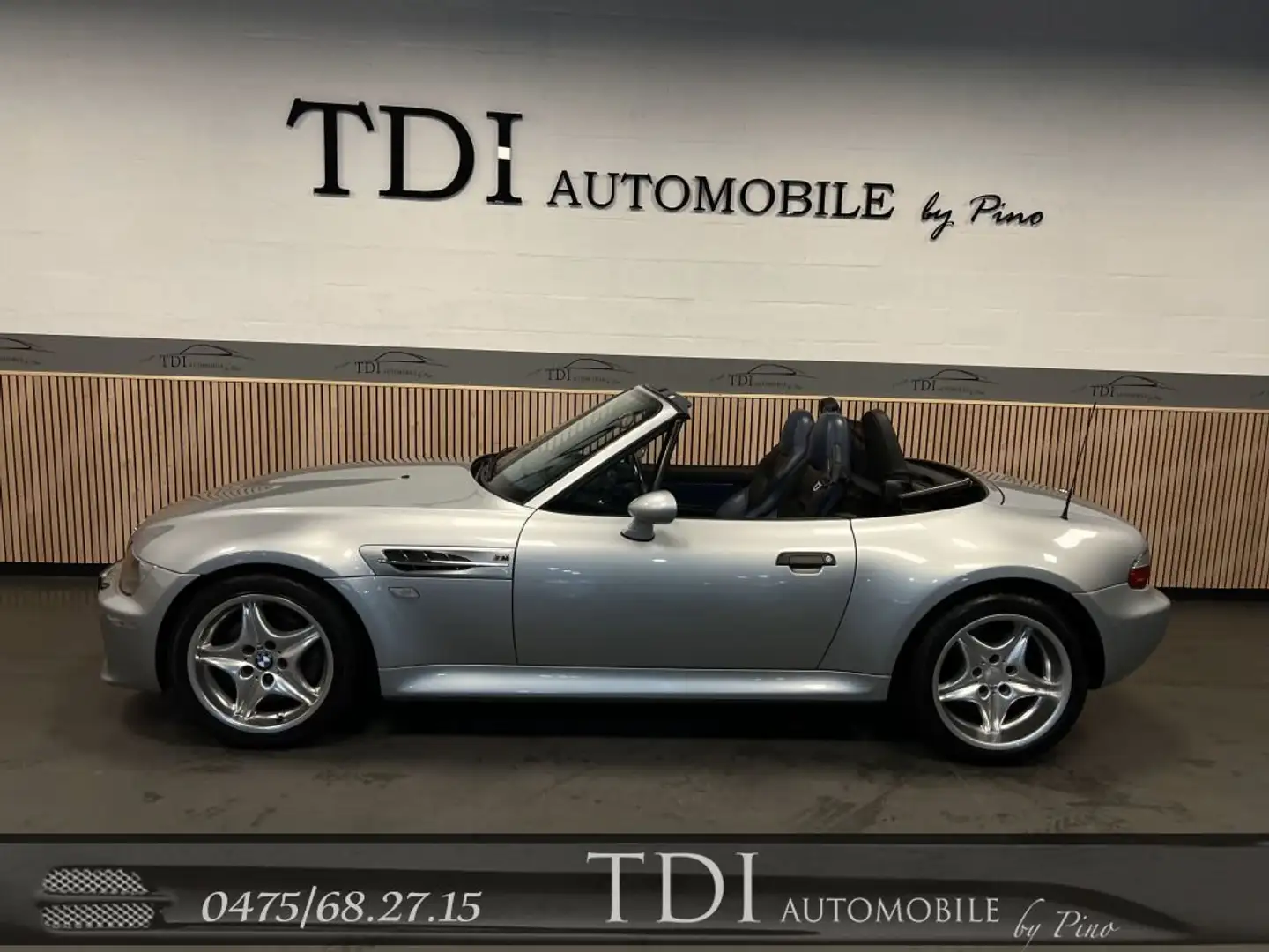 BMW Z3 M 3.2i*321CV*58.000KM*BELGE*CUIR*CLIM*ETAT NEUF* Gri - 1