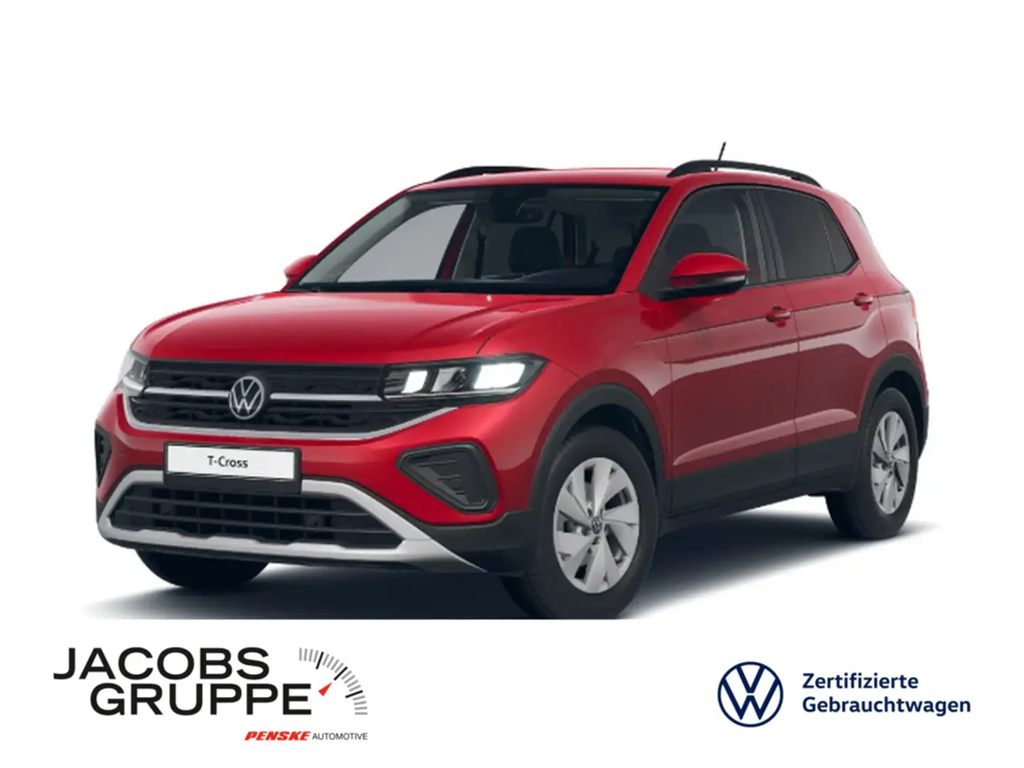 Volkswagen T-Cross 1.0 TSI Navi*AHK*CAM*ACC*SHZ Life Rot - 1
