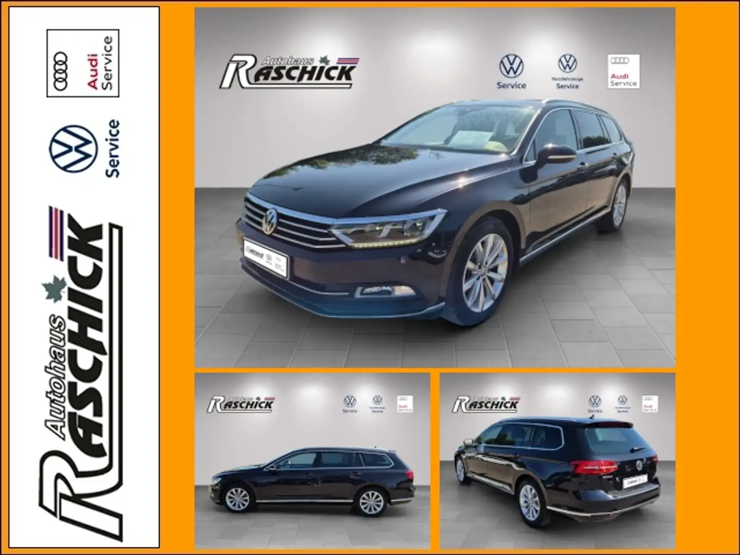 Volkswagen Passat Variant Highline 1.4 TSI DSG LED Navi Kamera ACC Klima Noir - 1