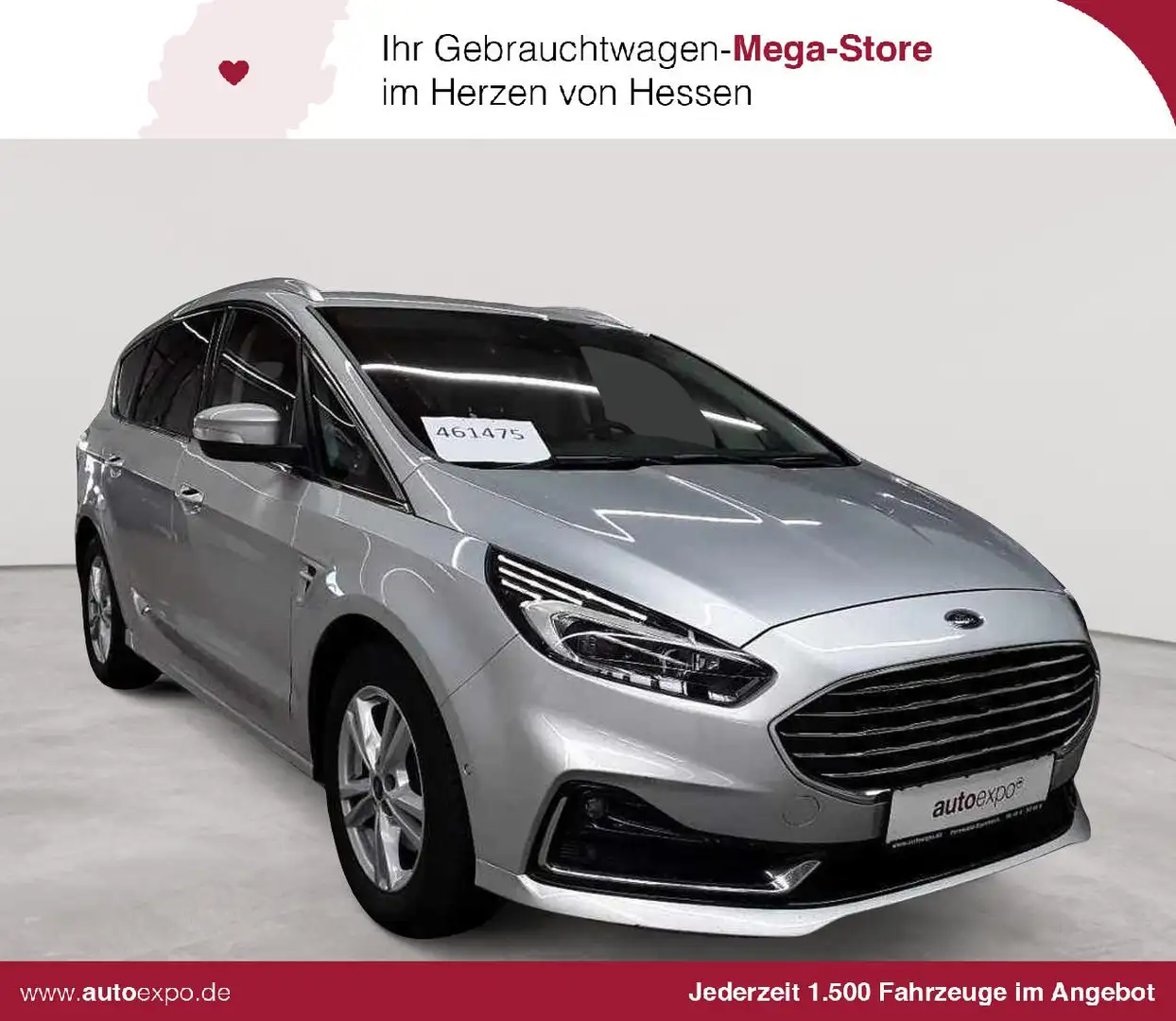 Ford S-Max S-Max 2.0 EcoBlue Aut. TITANIUM AHK KAM Silber - 1