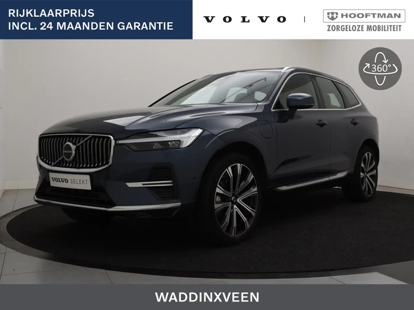 Volvo XC60 T6 PLUG-IN HYBRID LONG RANGE PLUS BRIGHT 21INCH TR Blauw - 1