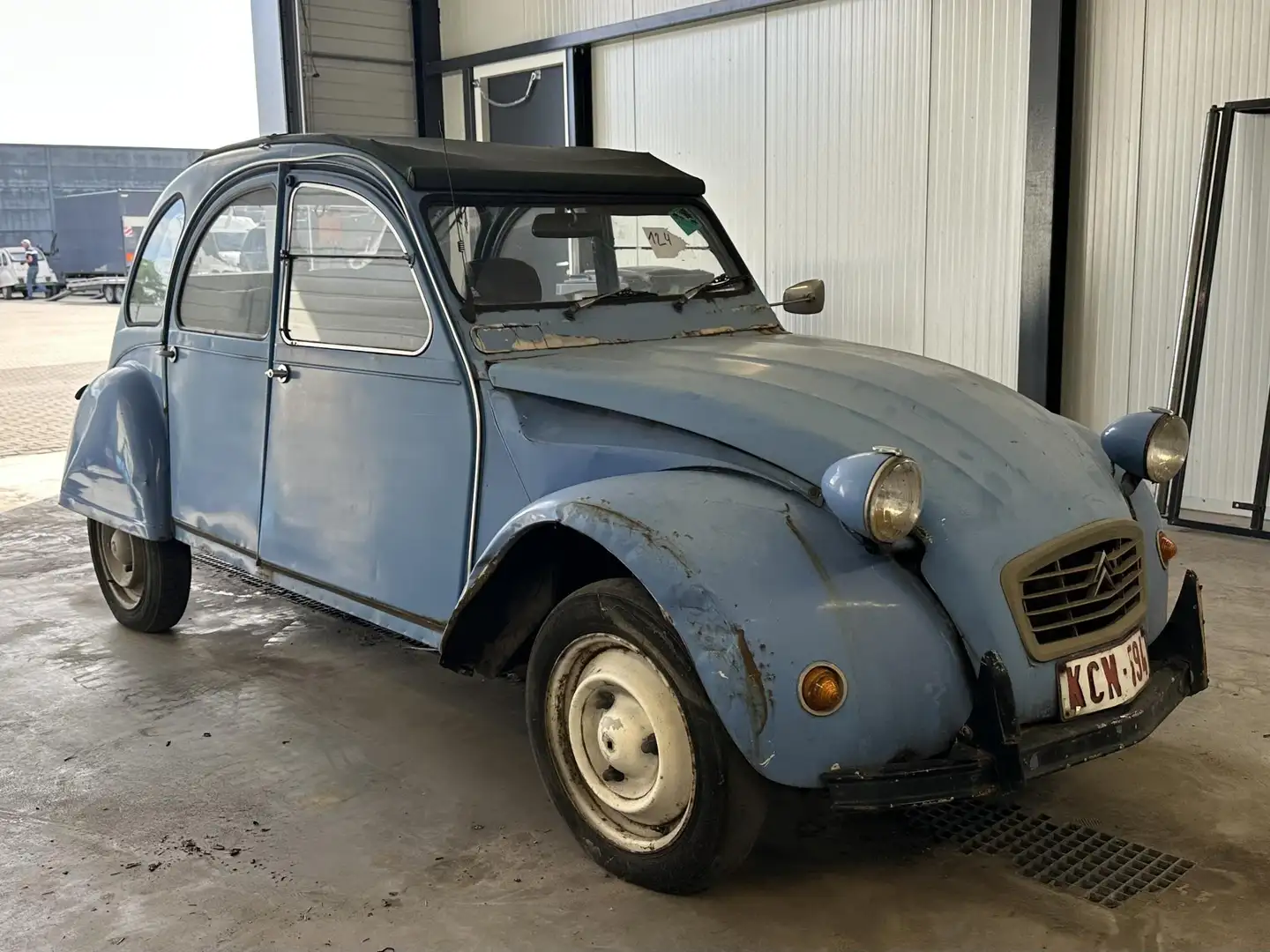 Citroen 2CV 2CV6 2CV6 Citroen eend opknapper Barnfind schuurvo Синій - 1