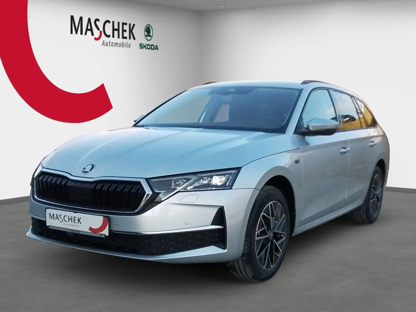 Skoda Octavia Combi Tour 2.0 TDI DSG HeadUp Matrix TravelAss AHK Silber - 2