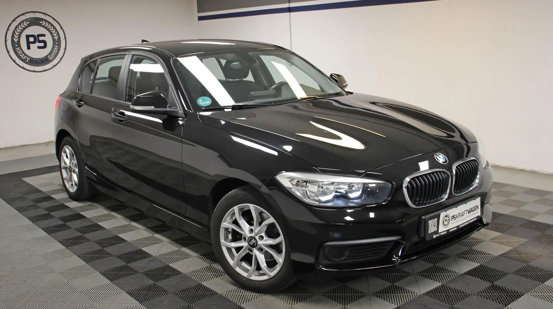 BMW 118 i Lim 5-trg. KLIMA SHZ BT USB 1.HD S.HEFT PDC Noir - 2