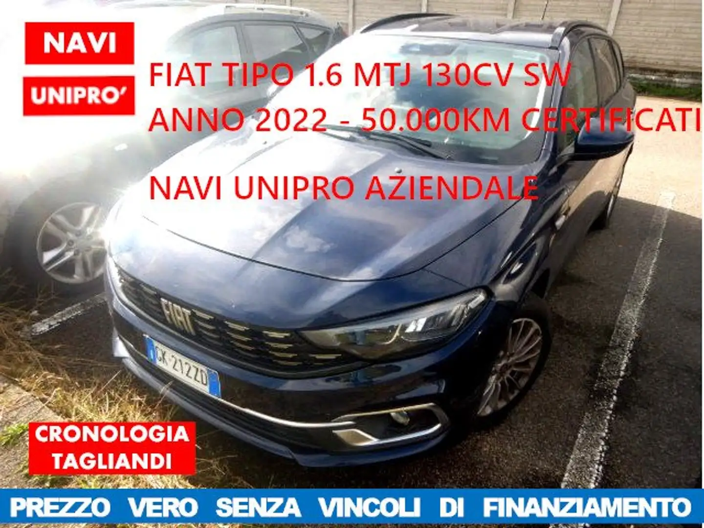Fiat Tipo Tipo SW 1.6 MTJ 130CV*NO VINCOLI FINANZ*AZIENDALE Blu/Azzurro - 1