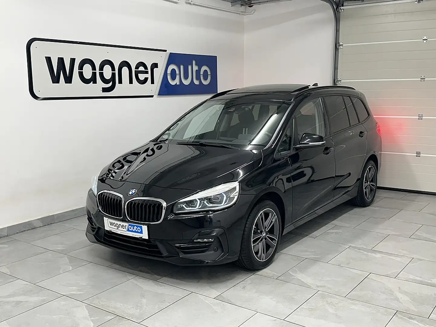 BMW 218 d Gran Tourer Sport Line Aut.LCI/LED/ACC/NaviPl... Schwarz - 2