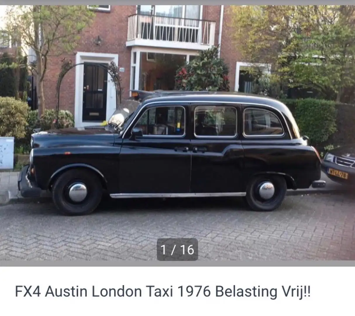 Austin FX4 London Taxi Černá - 2