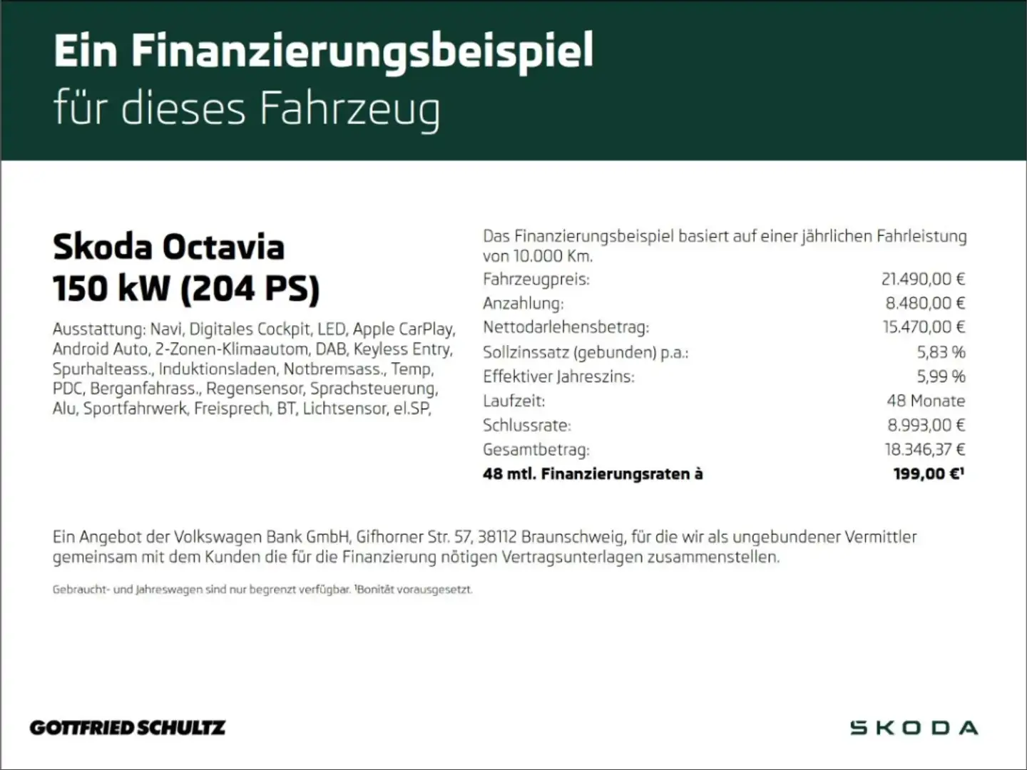 Skoda Octavia Com Ambition 1.4 TSI iV LED NAVI PDC Bianco - 2