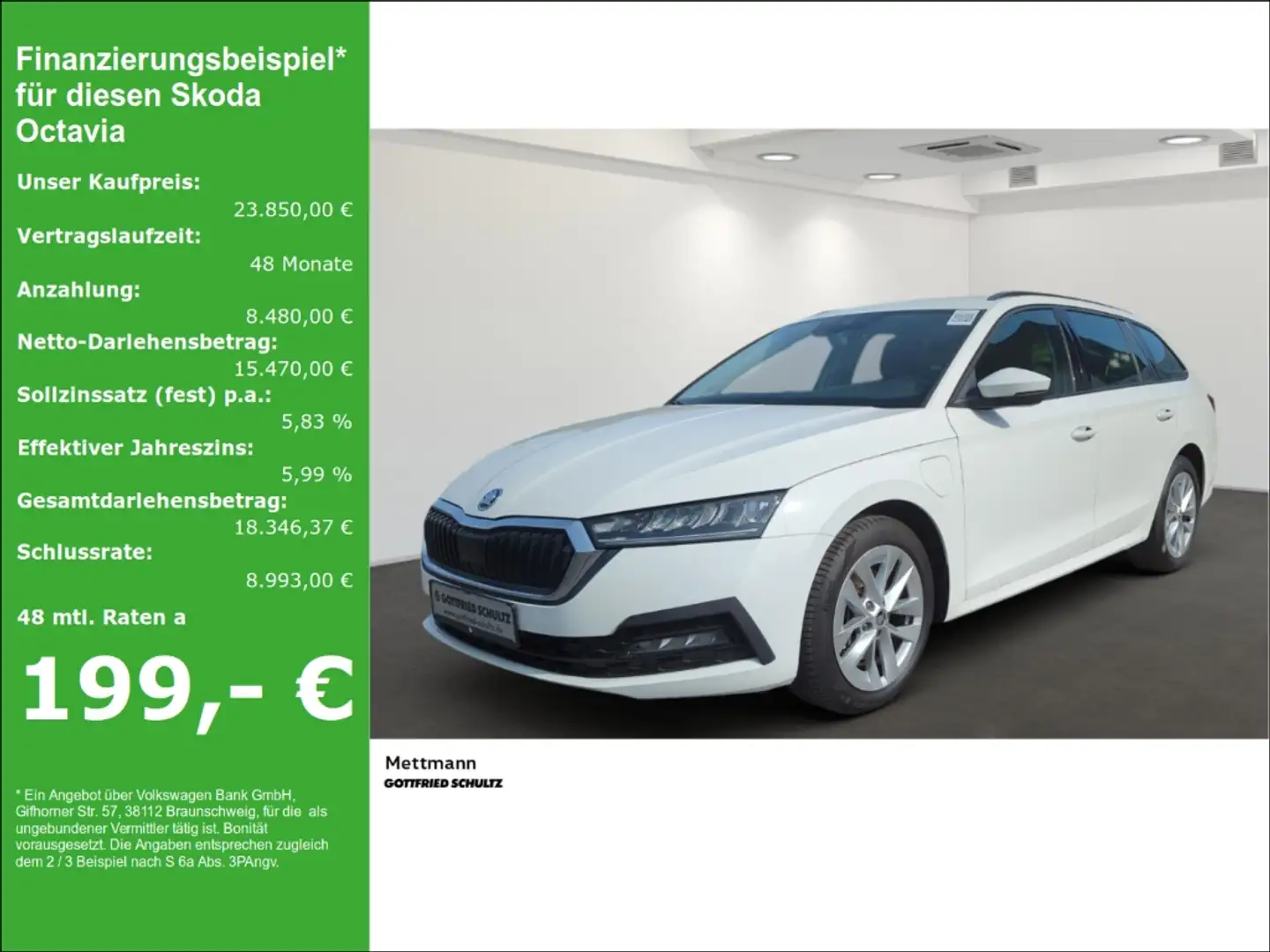 Skoda Octavia Combi Ambition 1.4 TSI iV LED NAVI PDC Blanco - 1